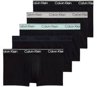 Calvin Klein Calzoncillos bóxer Pack de 5 Hombre Trunks Low Rise con Logotipo en la Cintura, Multicolor (Black/Light Cast/Feel The Mint/Shor), S