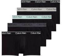 Calvin Klein Calzoncillos bóxer Pack de 5 Hombre Trunks Low Rise con Logotipo en la Cintura, Negro (Black Bodies W/Black/Light Cast/Fe), XL