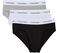Calvin Klein Calzoncillos Hip Briefs Hombre Pack de 3 Ropa Interior, Multicolor (Black/White/Grey Heather), XL