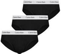 Calvin Klein Calzoncillos Hip Briefs Hombre Pack de 3 Ropa Interior, Negro (Black), M