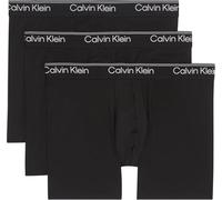 Calvin Klein Calzoncillos Tipo bóxer para Hombre, 3 Unidades, Negro (3 Negros), L
