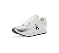 Calvin Klein Camina - Zapatillas Deportivas para Mujer, Color Blanco/opulento jardín, Talla 39 EU, Blanco Opulento Jardín, 39 EU