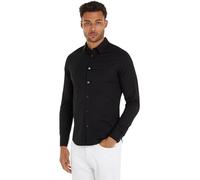 Calvin Klein Camisa Hombre Slim Stretch Shirt Manga Larga, Negro (CK Black), L