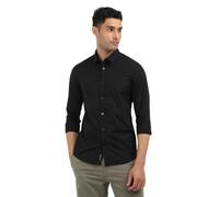 Calvin Klein Slim Stretch Shirt Ck Black Talla: S | Camisas Casuales Outlet | Hombre | Negro