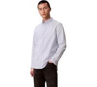 Calvin Klein Camisa Hombre Solid Oxford Classich Shirt Camisa informal, Azul (Plein Air), XL