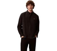 Calvin Klein Camisa Hombre Solid Oxford Classich Shirt Camisa informal, Negro (Black), S