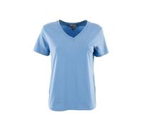 Calvin Klein Camiseta de Manga Corta Mujer Archive Jersey tee con Cuello de Pico, Morado (Hydrangea), XL
