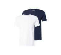Calvin Klein Camiseta azul oscuro / blanco S azul oscuro / blanco