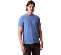 Calvin Klein Camiseta de Manga Corta Hombre Badge Jersey Classic tee de algodón, Azul (Dull Nile Blue), L