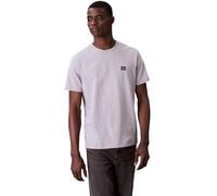 Calvin Klein Camiseta de Manga Corta Hombre Badge Jersey Classic tee de algodón, Gris (Formal Gray), M