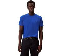 Calvin Klein Camiseta de Manga Corta Hombre Classic Monogram tee con Cuello Redondo, Azul (Ocean Tides), S