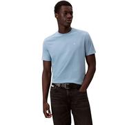 Calvin Klein Camiseta de Manga Corta Hombre Classic Monogram tee con Cuello Redondo, Azul (Smoke Blue), L