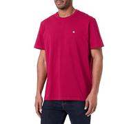 Calvin Klein Camiseta de Manga Corta Hombre Classic Monogram tee con Cuello Redondo, Rojo (Beet Red), S