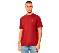 Calvin Klein Camiseta de Manga Corta Hombre Classic Monogram tee con Cuello Redondo, Rojo (Red Pear), M