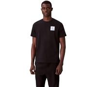Calvin Klein Camiseta de Manga Corta Hombre Gradient Monogram Logo de algodón, Negro (Black), M