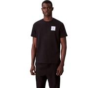 Calvin Klein Camiseta de Manga Corta Hombre Gradient Monogram Logo de algodón, Negro (Black), S