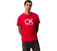 Calvin Klein Camiseta de manga corta Hombre Graphic Tee con cuello redondo, Rojo (Berry Sangria), M