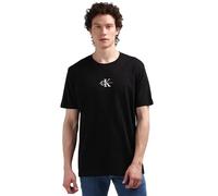 Calvin Klein Camiseta de Manga Corta Hombre Monologo Cuello Redondo, Negro (CK Black), XL