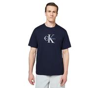 Calvin Klein Camiseta SS Hero Monologo 20S LV04RB862GCEF003 para Hombre, Zafiro Oscuro, Talla M
