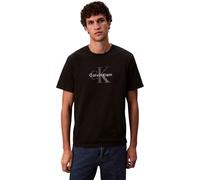 Calvin Klein Camiseta de manga corta hombre Monólogo Tee algodón Negro M