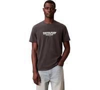Calvin Klein Camiseta gris / blanco L gris / blanco