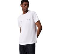 Calvin Klein Camiseta de Manga Corta Hombre Regular Fit, Blanco (Bright White), XL