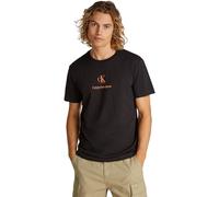 Calvin Klein Camiseta de Manga Corta Hombre Shadow Logo tee Regular Fit, Negro (CK Black), M