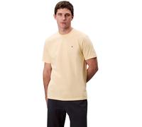 Calvin Klein Camiseta de Manga Corta Hombre Smooth Solid tee con Cuello Redondo, Amarillo (Sunlight), M