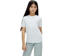 Calvin Klein Camiseta de Manga Corta Infantil Unisex Chest Logo con Cuello Redondo, Blanco (White 11-0601 Tcx), 12 Años