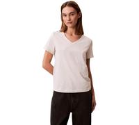 Calvin Klein Camiseta de Manga Corta Mujer Archive Jersey tee con Cuello de Pico