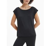 Calvin Klein Camiseta de manga corta y cuello redondo - Ultra-Light Lounge. Negro 34