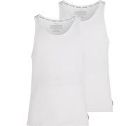 Calvin Klein Camiseta de Tirantes Pack de 2 Hombre Slim Fit, Blanco (White), XL