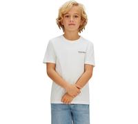 Calvin Klein Camiseta para niño con Logotipo Minimalista S/S IB0IB02608 S/S, Color Blanco (Blanco Brillante), 16 años, Blanco (Bright White), 16 años
