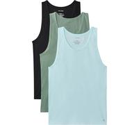 Calvin Klein Camiseta sin Mangas para Hombre, 3 Unidades, Lv00Nb4184, Color Azul (Black W Sea Spray EMB, Sea Spray W), 3XL