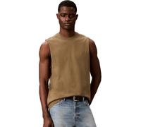 Calvin Klein Camiseta sin Mangas para Hombre 30S con Insignia Muscular LV04RF273G, Color Amarillo, Talla L