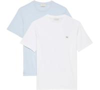 Calvin Klein Jeans Camiseta azul claro / blanco L azul claro / blanco