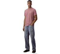 Calvin Klein Camiseta SS Classic Monogram Lv04Rd254G para Hombre, Color Rojo, M