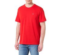 Calvin Klein Camiseta SS Classic Monogram tee LV04RD254G para Hombre, Color Rojo (Adrenaline Rush), Talla S, Rojo (Adrenaline Rush), S