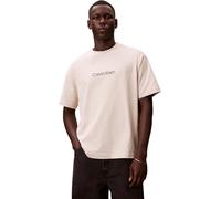 Calvin Klein Camiseta SS Rlxd Standard Logo Crewnk LV040HM228, Blanco, M