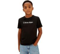 Calvin Klein Camiseta Unisex con Logo INST. SS IU0IU00682 S/S, Color Negro (CK Black), 12 años, Negro (CK Black), 12 años