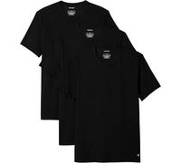 Calvin Klein Camisetas de Manga Corta Hombre Pack de 3 Crew Neck Basic, Negro (Black, Black, Black), S