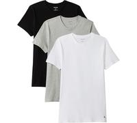 CALVIN KLEIN UNDERWEAR Lote de 3 camisetas de cuello redondo. Color Blanco + Gris + Negro