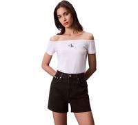 Calvin Klein Jeans Camiseta gris / negro / blanco, Talla L