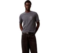 Calvin Klein Camisetas gráficas para Hombre 20S April Graphic Seasonal Fashi LV04RE825G, Gris, S