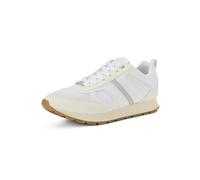 Calvin Klein Carlla, Zapatillas Mujer, Blanco Beige Multi 144, 38.5 EU