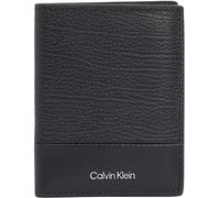 Calvin Klein Cartera Hombre Subtle Mix Bifold de Piel, Negro (Black Grain/Smooth), Talla Única