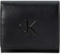 Calvin Klein Cartera Mujer Bold Medium Bifold pequeña, Negro (Black), Talla Única