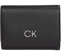 Calvin Klein Cartera Mujer Ck Daily Medium Trifold Bifold, Negro, Talla Única
