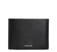 Calvin Klein Median Trifold 10CC W/Coin K50K509993, Billeteras para Hombre, Negro (CK Black), OS