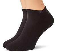 Calvin Klein Casual Men's Liner Socks 2 pack, Zapatillas de los hombres, Black, 43/46